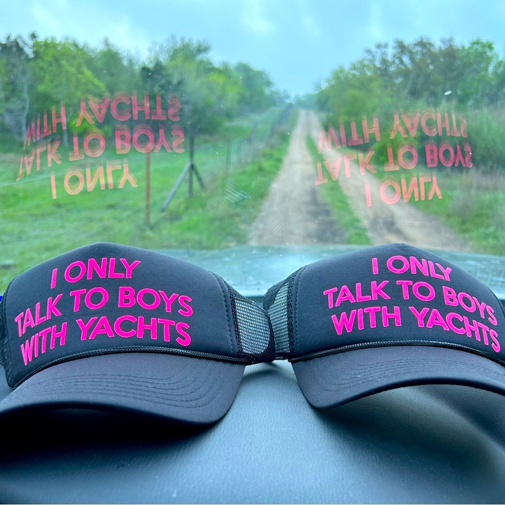 2 trucker hats (custom made) brand new